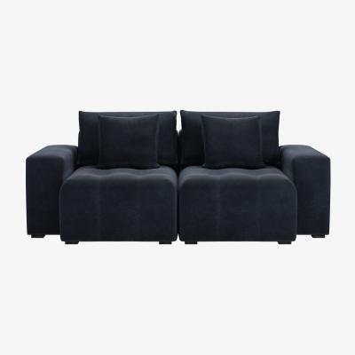 Sofa.com Romy 2 Seat Sofa in Mercury Cashmere Velvet
