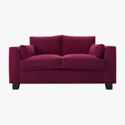 Sofa.com Bowie 2 Seat Sofa in Persian Rose Smart Velvet