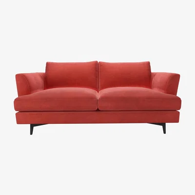 Sofa.com Lars 2 seat sofa in Wild Raspberry Smart Velvet