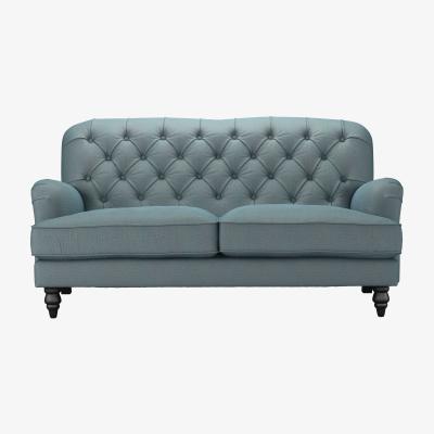 Sofa.com Snowdrop Button Back 2.5 Seat Sofa in Shore Heathland Weave - sofa.com