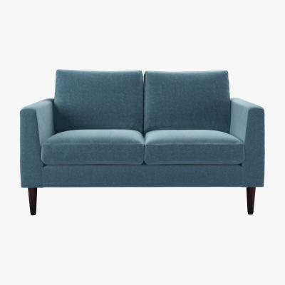 Sofa.com Jude 2 Seat Sofa in Blue Soft Textured