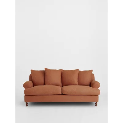 Soho Home Audrey 2-Seater Sofa, Linen Dahlia