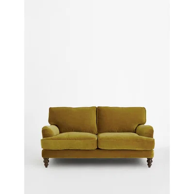 Soho Home Arundel 2-Seater Sofa, Velvet Ochre
