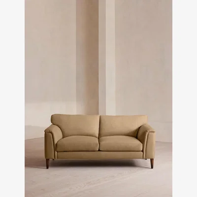 Soho Home Reya Two Seater Sofa, Linen, Wheat