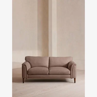 Soho Home Reya Two Seater Sofa, Linen, Mushroom