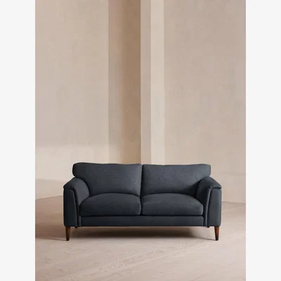 Soho Home Reya Two Seater Sofa, Linen, Indigo