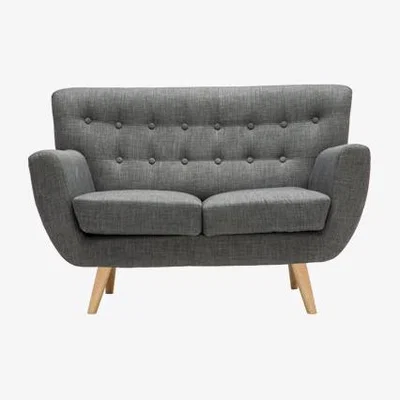 Teddy Beau Birlea Loft 2 Seater Sofa Grey