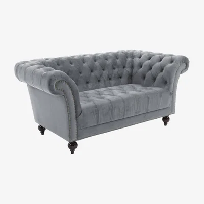 Teddy Beau Birlea Chester 2 Seater Sofa Grey