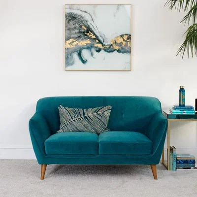 Woods Furniture Freddie 2 Seater Teal Sofa
