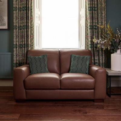 Woods Furniture Navarra 2 Seater Sofa - Rangers Tan Leather