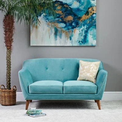 Woods Furniture Freddie 2 Seater Sky Blue Sofa