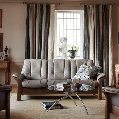 Woods Furniture Stressless Windsor Low Back Sofa 2 Seater Noblesse Leather