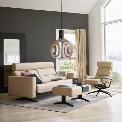 Woods Furniture Stressless Stella 2 Seater Sofa Stella 2 Seater Sofa - Batick Leather