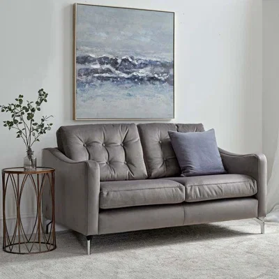 Woods Furniture Cadiz 2 Seater - Tungsten Velvet