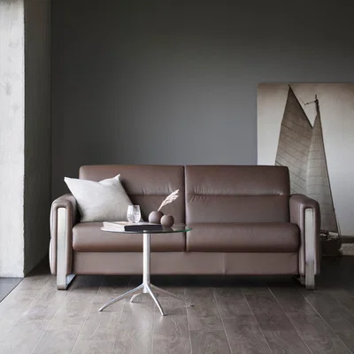 Woods Furniture Stressless Fiona 2 Seater Sofa - Stressless Fiona 2 Seater Sofa Upholstered Arms - Cori