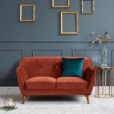 Woods Furniture Freddie 2 Seater Burnt Orange Sofa