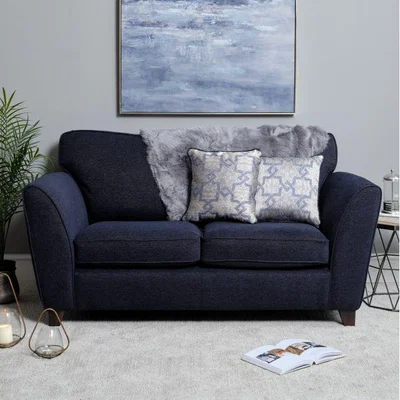 Woods Furniture Cameron 2 Seater Sofa - Navy