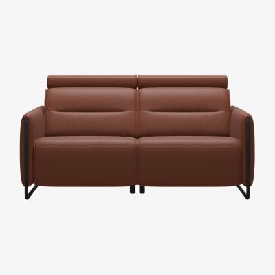 Woods Furniture Stressless Emily 2 Seater Sofa - Steel Arms - Stressless Emily 2 Seat Sofa Steel Arm in Fabric