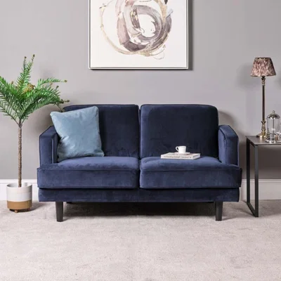 Woods Furniture Bailey 2 Seater Sofa - Blue