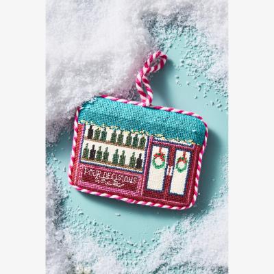 Anthropologie Furbish Studio Holiday Scene Ornament