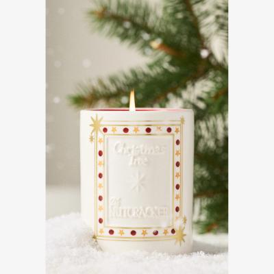Anthropologie New York City Ballet Christmas Tree Woody Fresh Balsam & Cedarwood Ceramic Candle