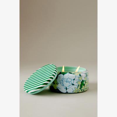 Anthropologie Lyla Fresh Fern Moss Tin Candle