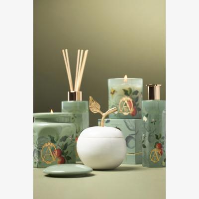 Anthropologie Apothecary 18 Spice Orchard Woods Boxed Glass Candle