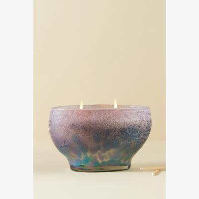 Anthropologie Asha Fresh Vetiver & Sandalwood Glass Candle
