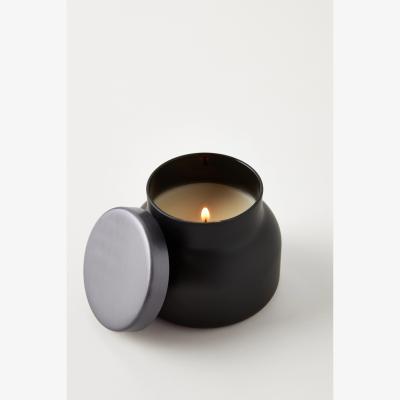 Anthropologie Capri Blue Volcano Matte Black Candle
