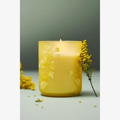 Anthropologie Eloise Fresh White Tea & Lotus Floral Boxed Candle