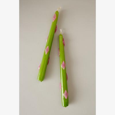 Anthropologie Anna + Nina Diamond Taper Candles, Set of 2