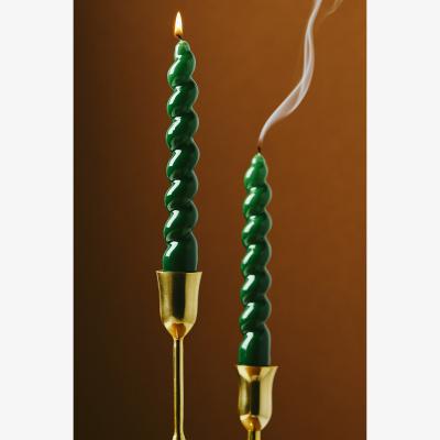 Anthropologie Spiral Taper Candles, Set of 2