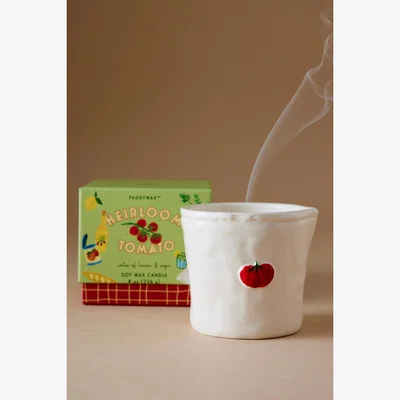 Anthropologie Paddywax Bistro Heirloom Tomato Ceramic Candle