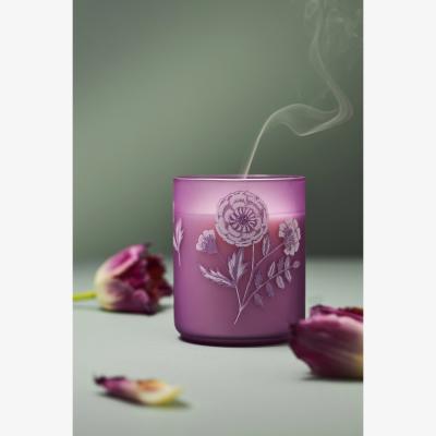 Anthropologie Eloise Floral Peony Blush Floral Boxed Candle