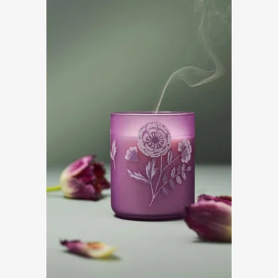 Anthropologie Eloise Floral Peony Blush Floral Boxed Candle