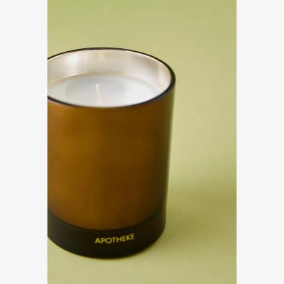 Anthropologie Apotheke Pumpkin Ginger Glass Candle