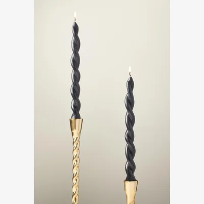 Anthropologie Twisted Taper Candles, Set of 2