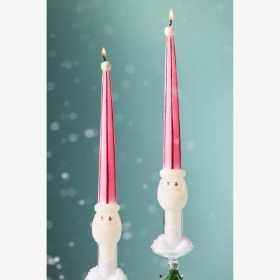 Anthropologie Santa Taper Candles, Set of 2
