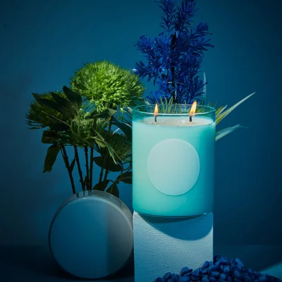 Arighi Bianchi wxy.  White Floral Candle