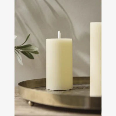Cox and Cox LED Pillar Candle - Medium