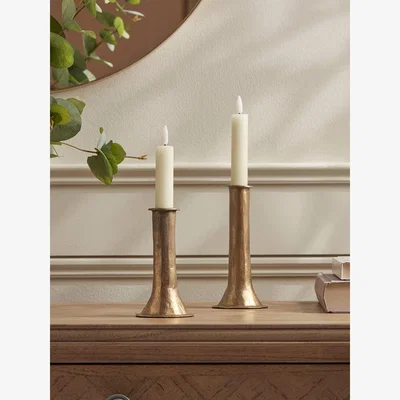 Cox and Cox Two LED Faux Dinner Candles