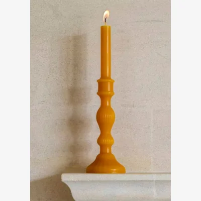 Casa by JJ Florence Pillar Candle 32cm - Ochre Set of 2