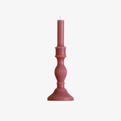 Casa by JJ Florence Pillar Candle 26cm - Rose Set of 2