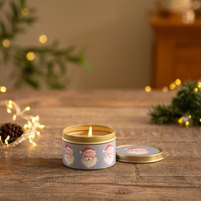 Dunelm Santa Spiced Cookie Tin Candle