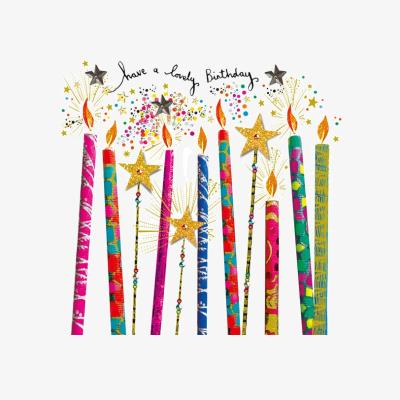 Dunelm Sparkly Candles Birtthday Card