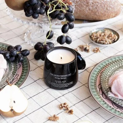 Dunelm The Aromatherapy Co Therapy Kitchen Golden Pear & Vanilla Candle