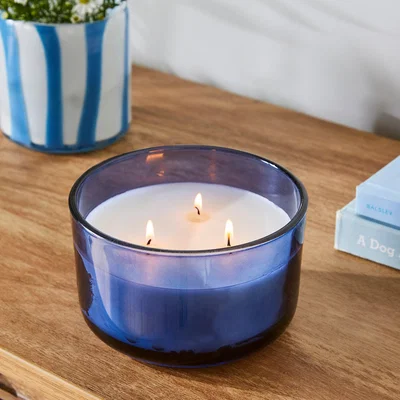 Dunelm Beach Rose & Blossom Multi Wick Candle