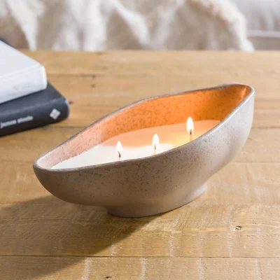 Dunelm Pink Pepper & Cedarwood Ceramic Multi Wick Candle