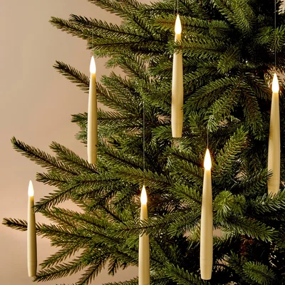 Dunelm 10 Led Floating Candles String Lights Gold