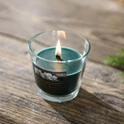 Dunelm Festive Garland Crackle Candle